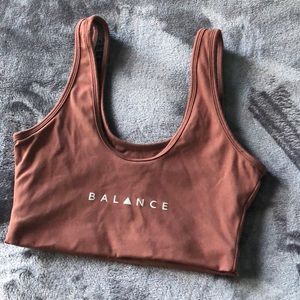 Balance Athletica sports bra in Kodiak